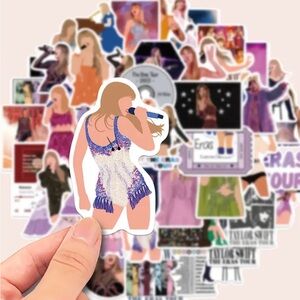 3/20$ Colorful Pop Star Taylor Swift Design Stickers (pack of 20)